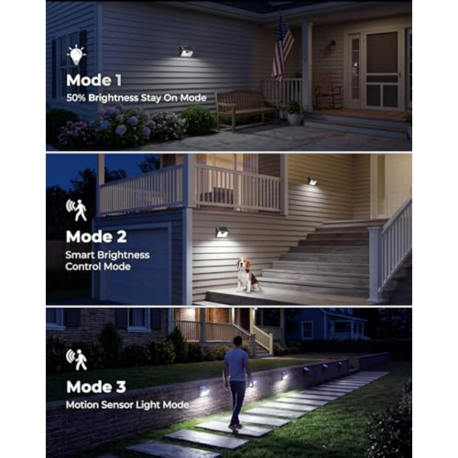 Solar Lights Outdoor Motion Se – Outdoor Lighting For Fence Bewertung und Preis