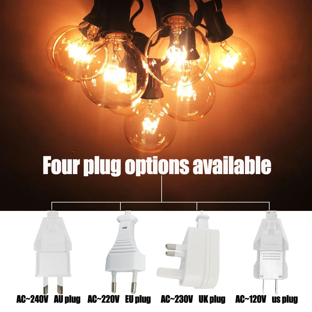 Vintage G40 Clear Bulb String  – Outdoor Lighting Sconce Bewertung und Preis