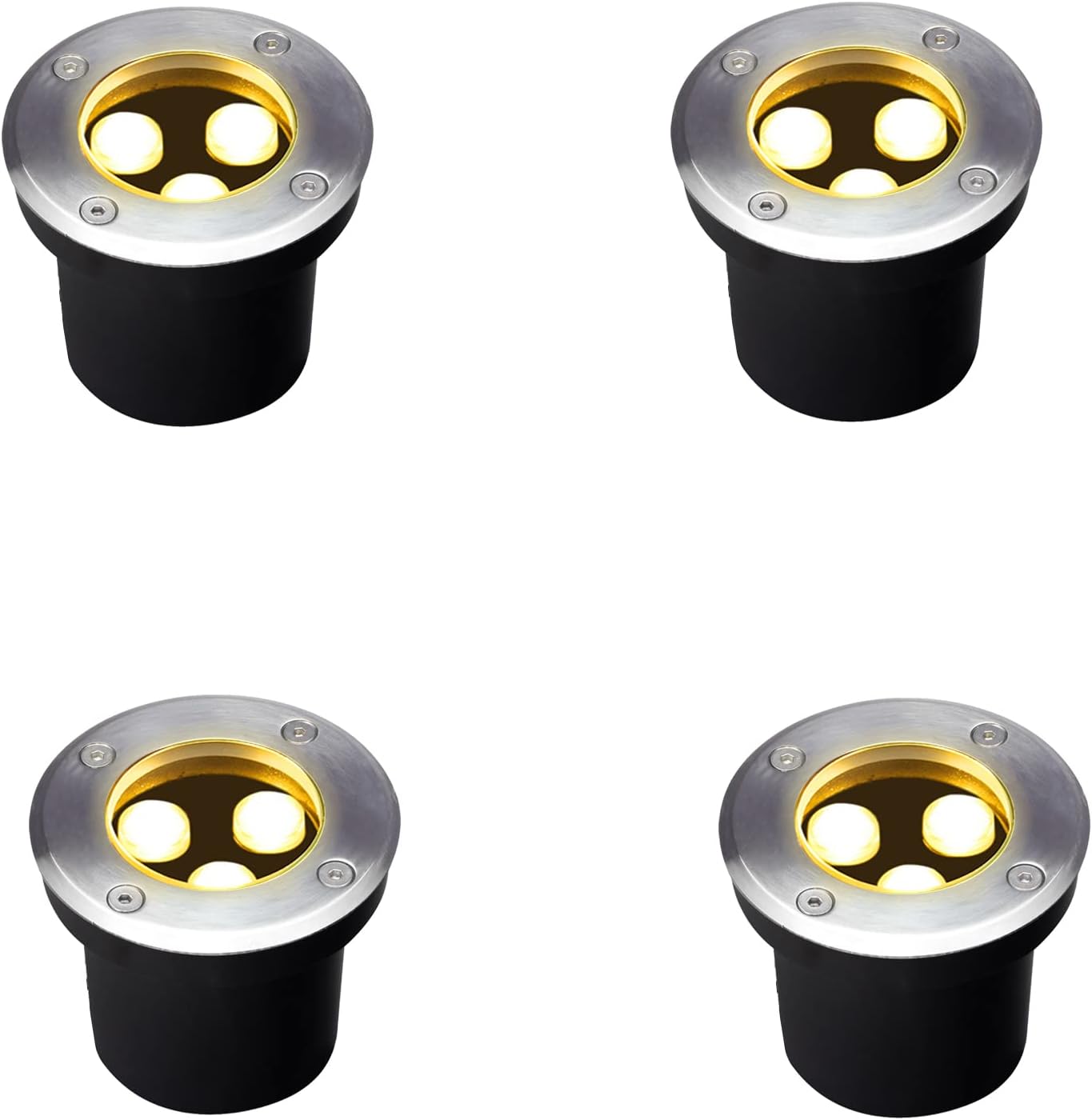 4 Pack Outdoor In Ground Light – Outdoor Lighting Underground Wiring Bewertung und Preis
