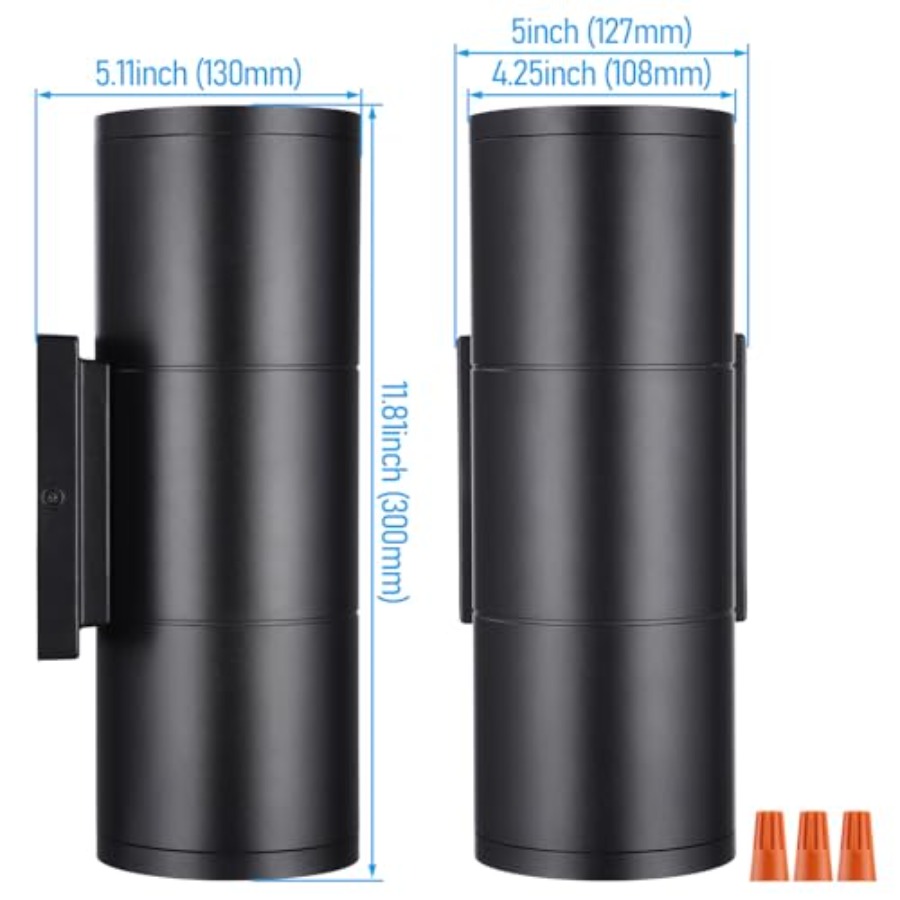 3000K LED Cylinder Up Down Wal – Outdoor Lighting Up And Down Bewertung und Preis