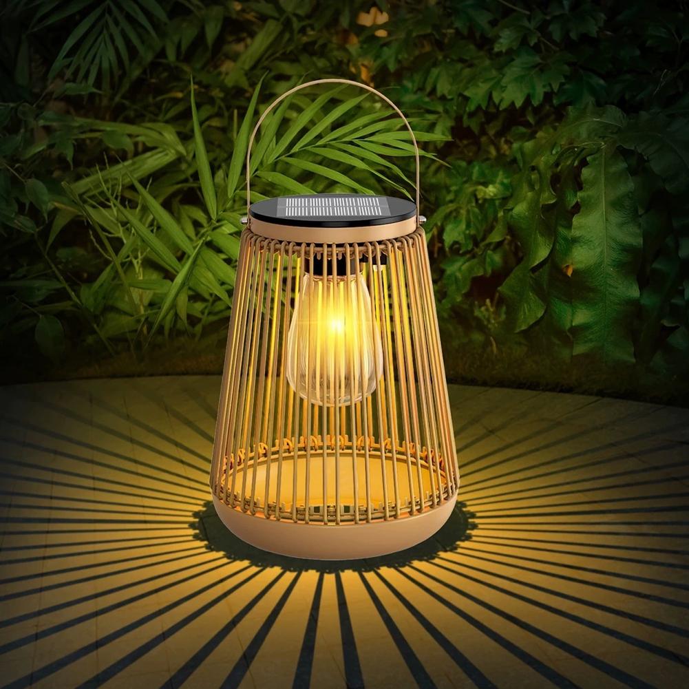 IP65 Waterproof Solar Rattan L – Outdoor Lighting Patio Bewertung und Preis