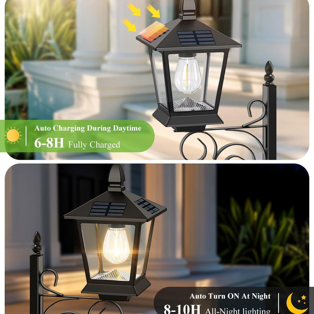Solar Powered 2-in-1 Flower Po – Outdoor Lighting Patio Bewertung und Preis
