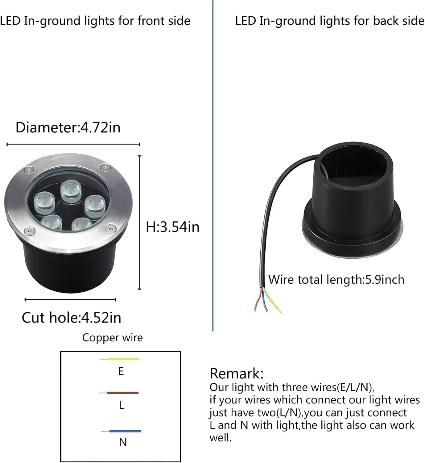 Outdoor Recessed Pathway Light – Outdoor Lighting Underground Wiring Bewertung und Preis