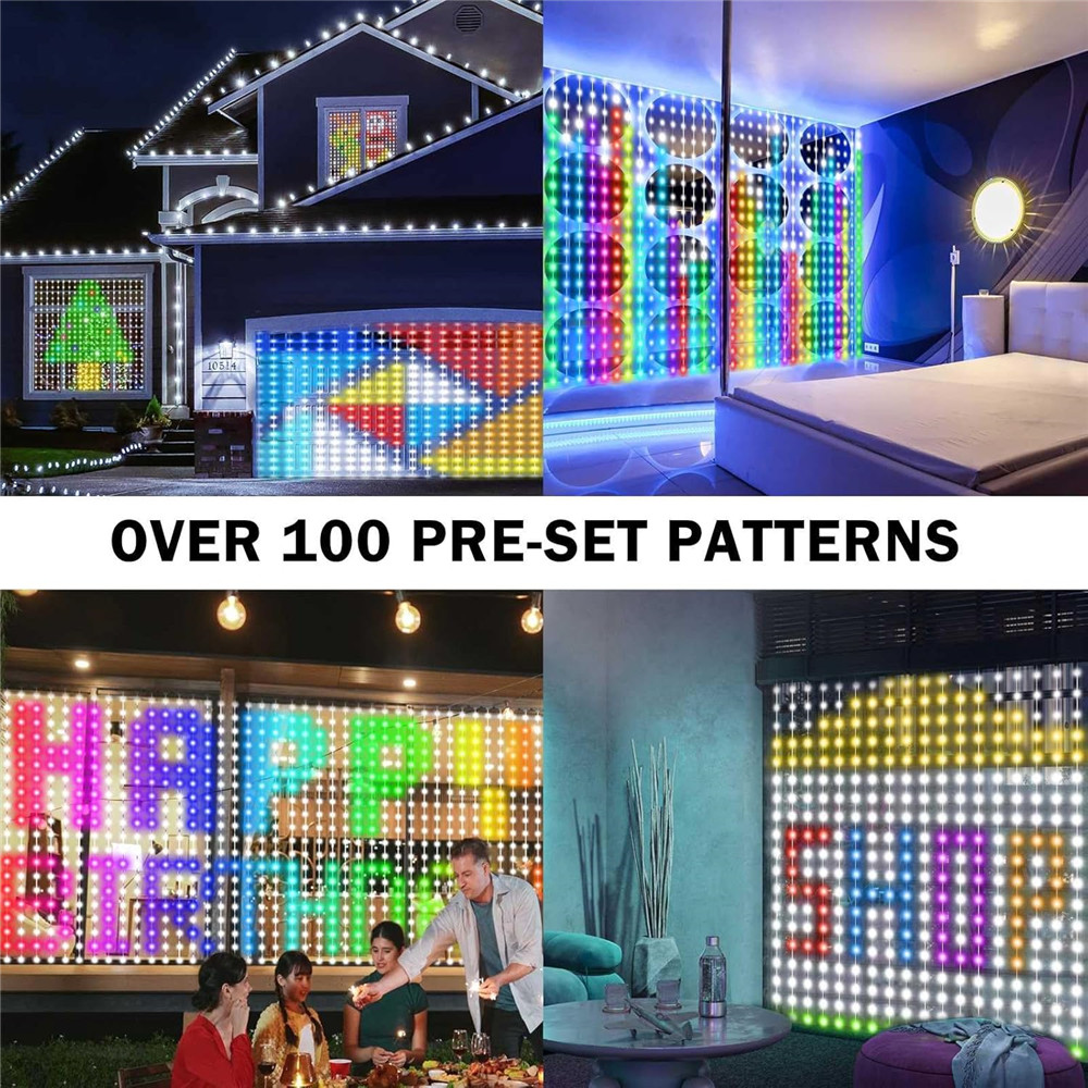 1/2PCS 400LED Curtain Lights L – Outdoor Lighting Diy Bewertung und Preis