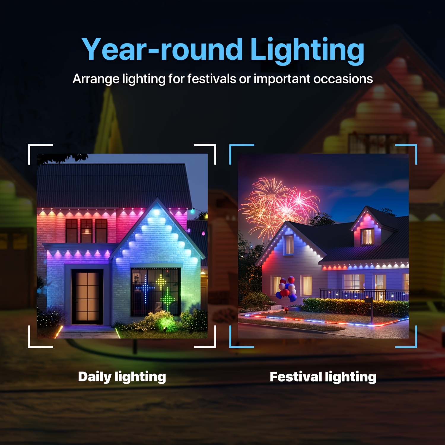 RGB+IC Smart Outdoor Eaves Lig – Outdoor Lighting Diy Bewertung und Preis