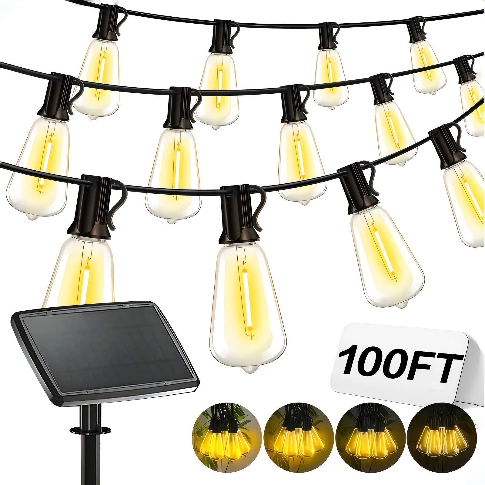 Solar Lights Outdoor, 100ft Pa – Outdoor Lighting For Christmas Bewertung und Preis