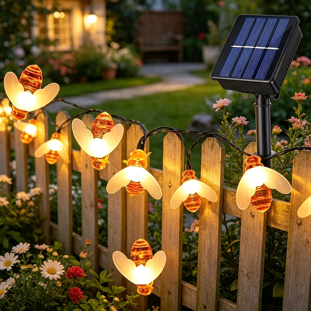 20/50/100LED 8 Mode Garden Lig – Outdoor Lighting For Fence Bewertung und Preis