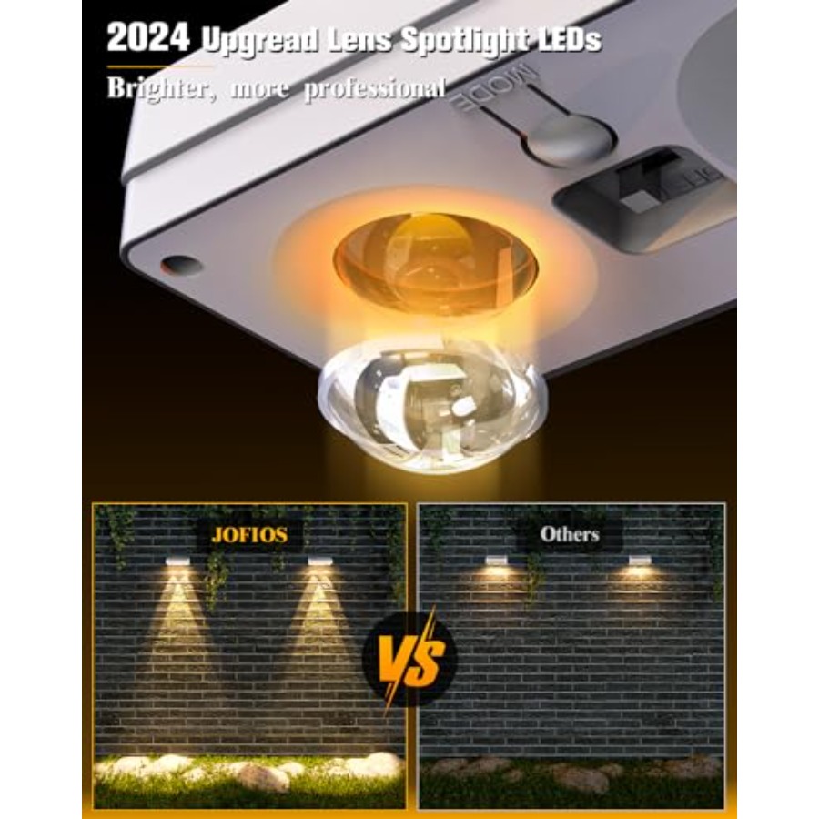 Solar Fence Lights 12 Pack, 50 – Outdoor Lighting For Fence Bewertung und Preis