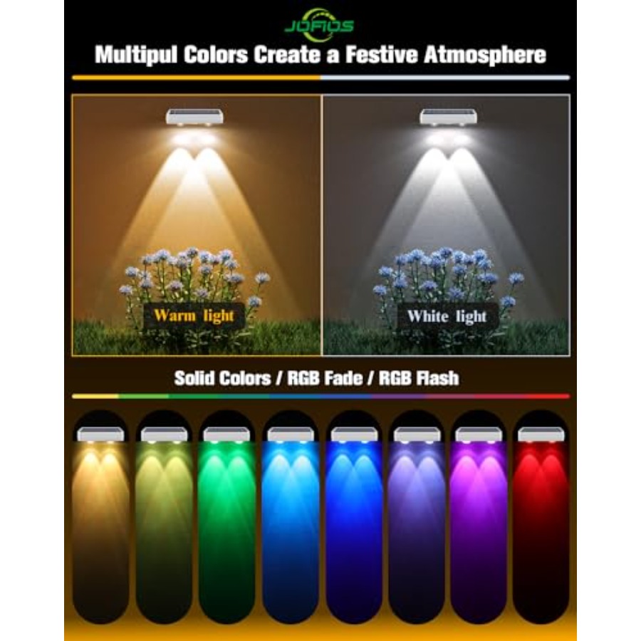 Solar Fence Lights 12 Pack, 50 – Outdoor Lighting For Fence Bewertung und Preis