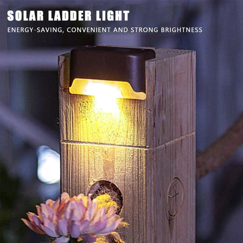 Warm/White LED Solar Step Lamp – Outdoor Lighting For Fence Bewertung und Preis