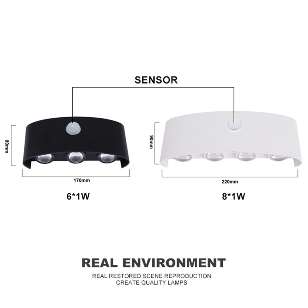 PIR Motion Sensor Wall Lamp AC – Outdoor Lighting Up And Down Bewertung und Preis