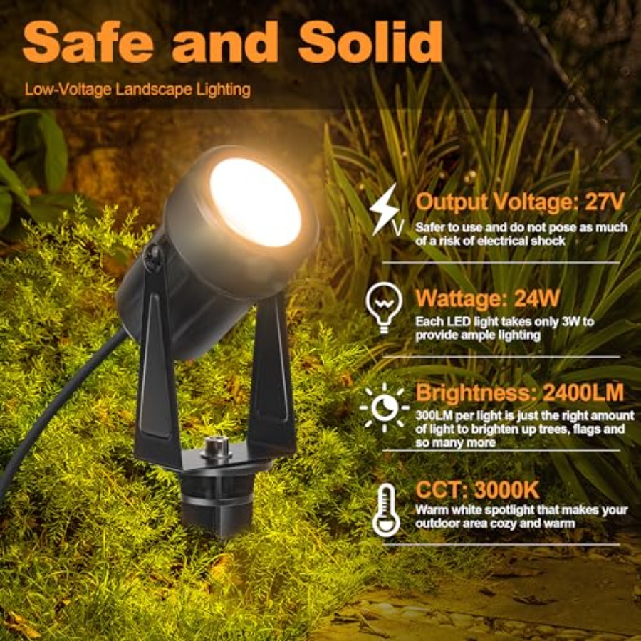 85.3FT LED Outdoor Landscape S – Outdoor Lighting Low Voltage Bewertung und Preis