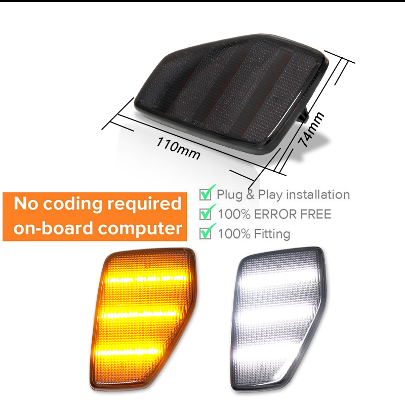 iJDM Car Amber Triple-Row LED  – Outdoor Lighting Yellow Bewertung und Preis